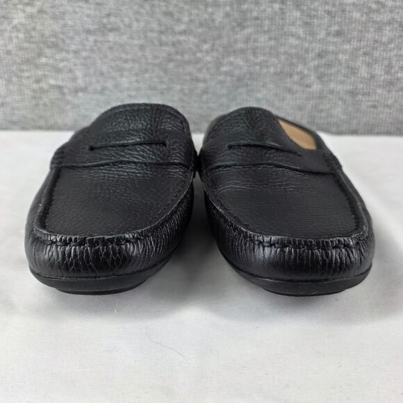 MARC JOSEPH N.Y. WOMEN'S BRIGHTON BEACH BLACK LEATHER PENNY LOAFER MULE SIZE 8.5 - Picture 11 of 11